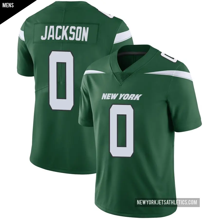 Men's New York Jets ＃0 Samuel Jackson Green Limited Gotham Vapor Jersey