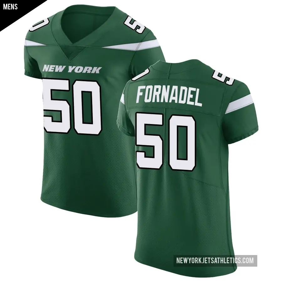 Men's New York Jets ＃50 Liam Fornadel Green Elite Gotham Vapor Untouchable Jersey