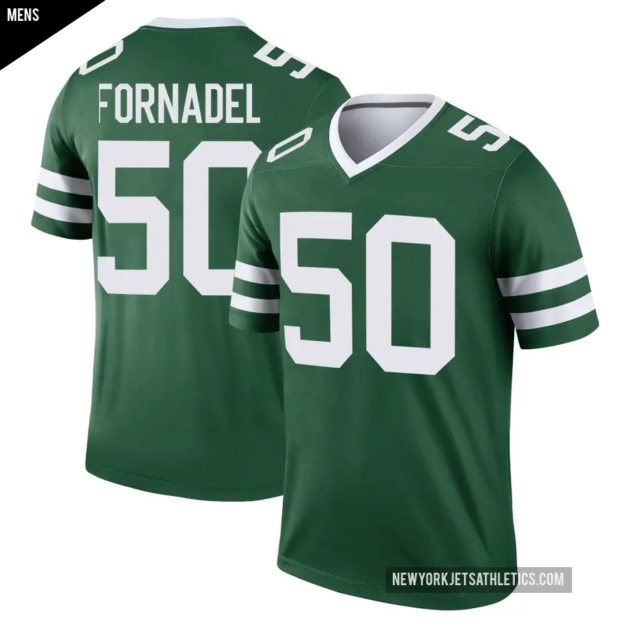 Men's New York Jets ＃50 Liam Fornadel Green Legend Legacy Jersey